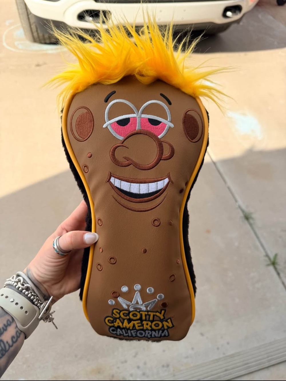 Scotty Cameron twiced baked potato head cover. Never used displayed only